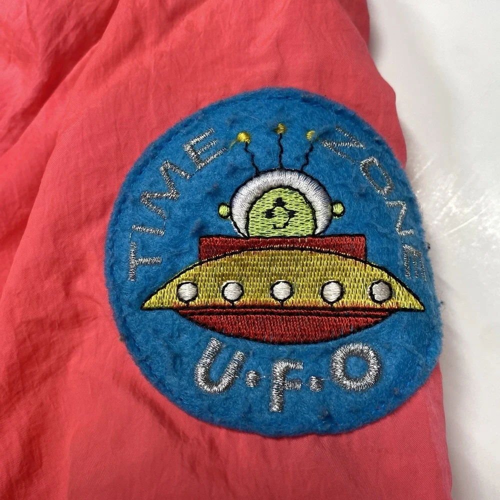 Vintage Gerber Time Zone UFO Snow Suit 18 Months Red,‎ Green Blue With Gloves